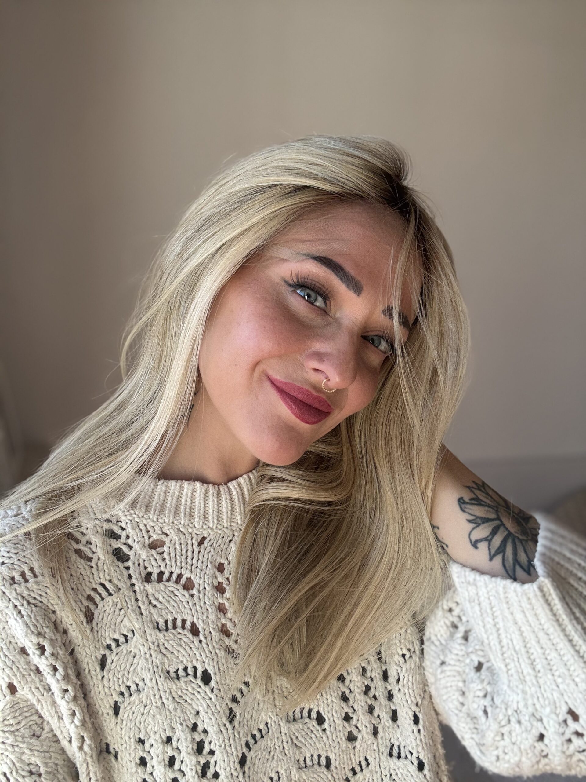 Beatrix 8-18-26 shop parrucche online BEATRIX Capelli Naturali - frontale invisibile e riga naturale - consegna immediata - immagine 1